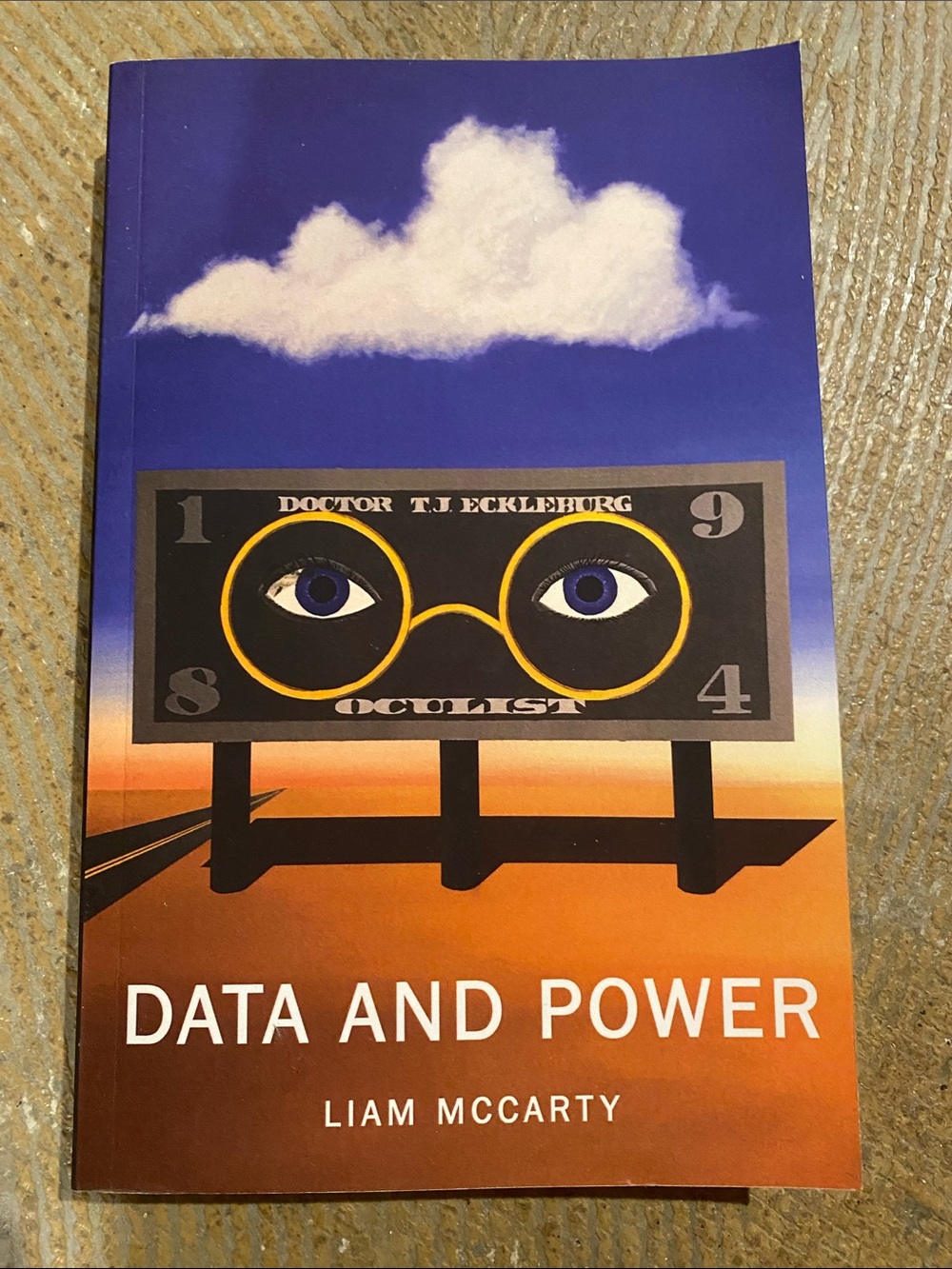Data and Power by Liam McCarty - Blue & Orange Paperback